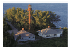 lighthouse postcard